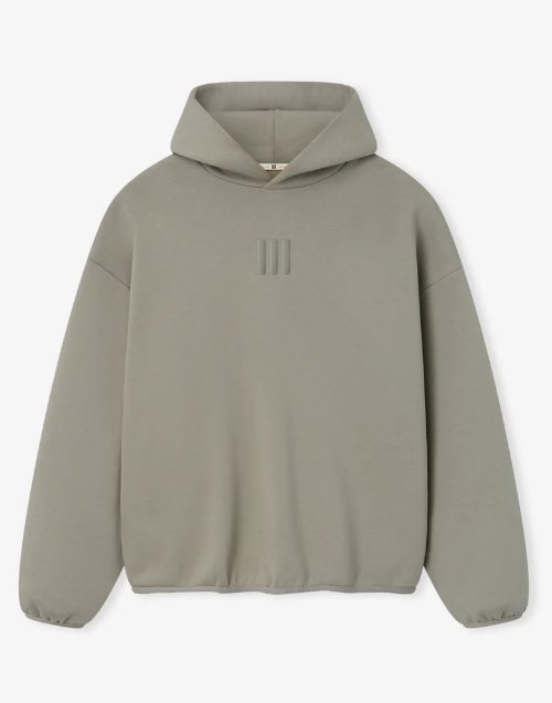 ESSENTIALS Tonal Three-Bar Graphic Pullover Hoodie