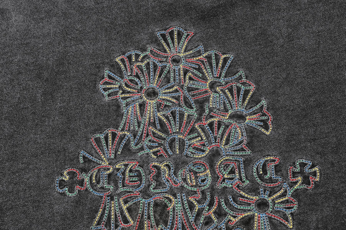Chrome Hearts Cross Motif Embroidered Crewneck Sweatshirt