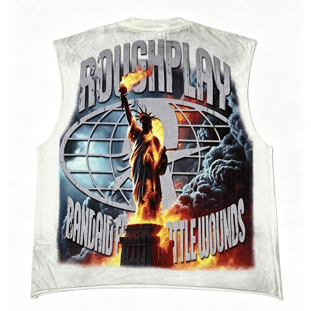 Rough Play Champion Graphic Sleeveless T-Shirt