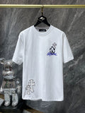 Chrome Hearts Cross & Barbed-Wire Graphic T-Shirt