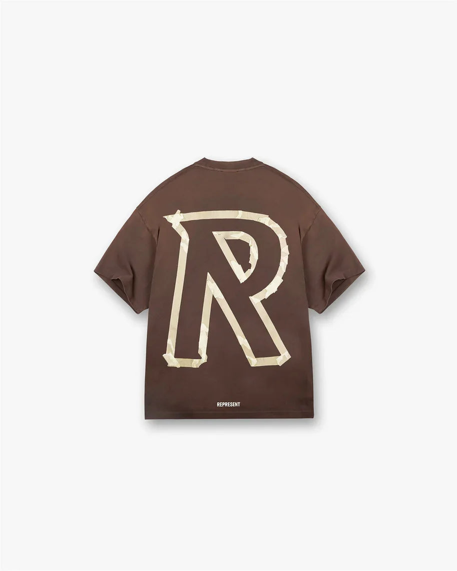 Represent Masking Tape Initial Tee