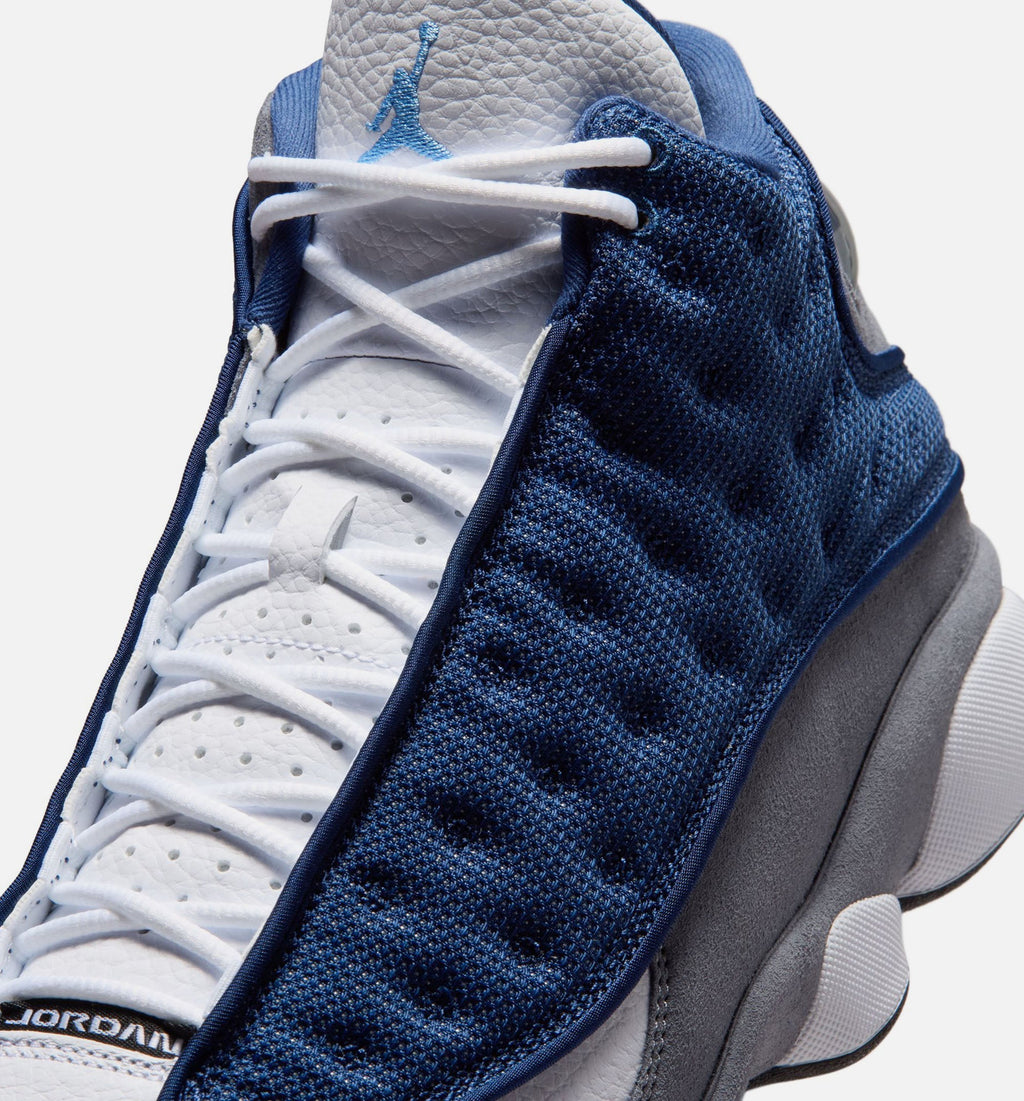 Air Jordan 13 Retro Navy and Flint Grey Men's Shoes - Navy/Grey