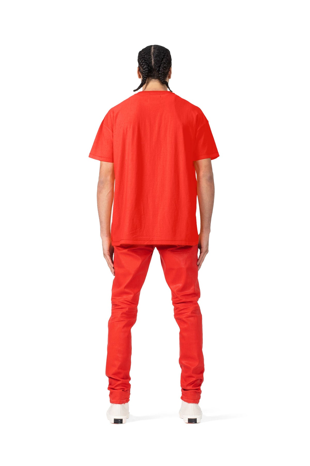 P101 RELAXED FIT TEE - Red