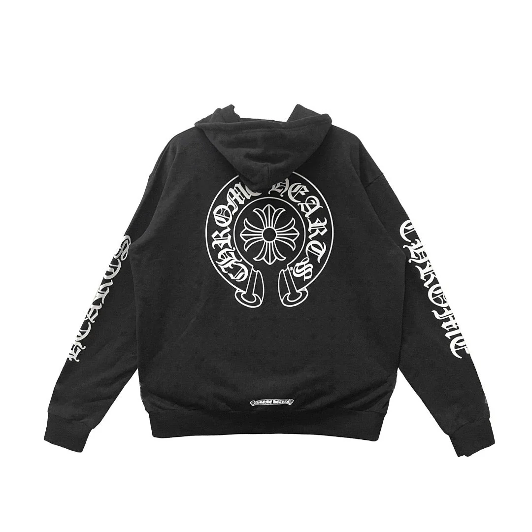 CHROME HEARTS ZIP-UP SWEATER
