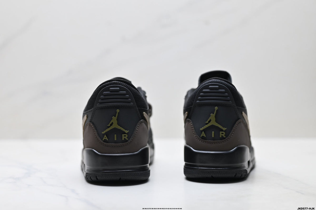 Jordan Legacy 312 Low Triple Black Sneakers