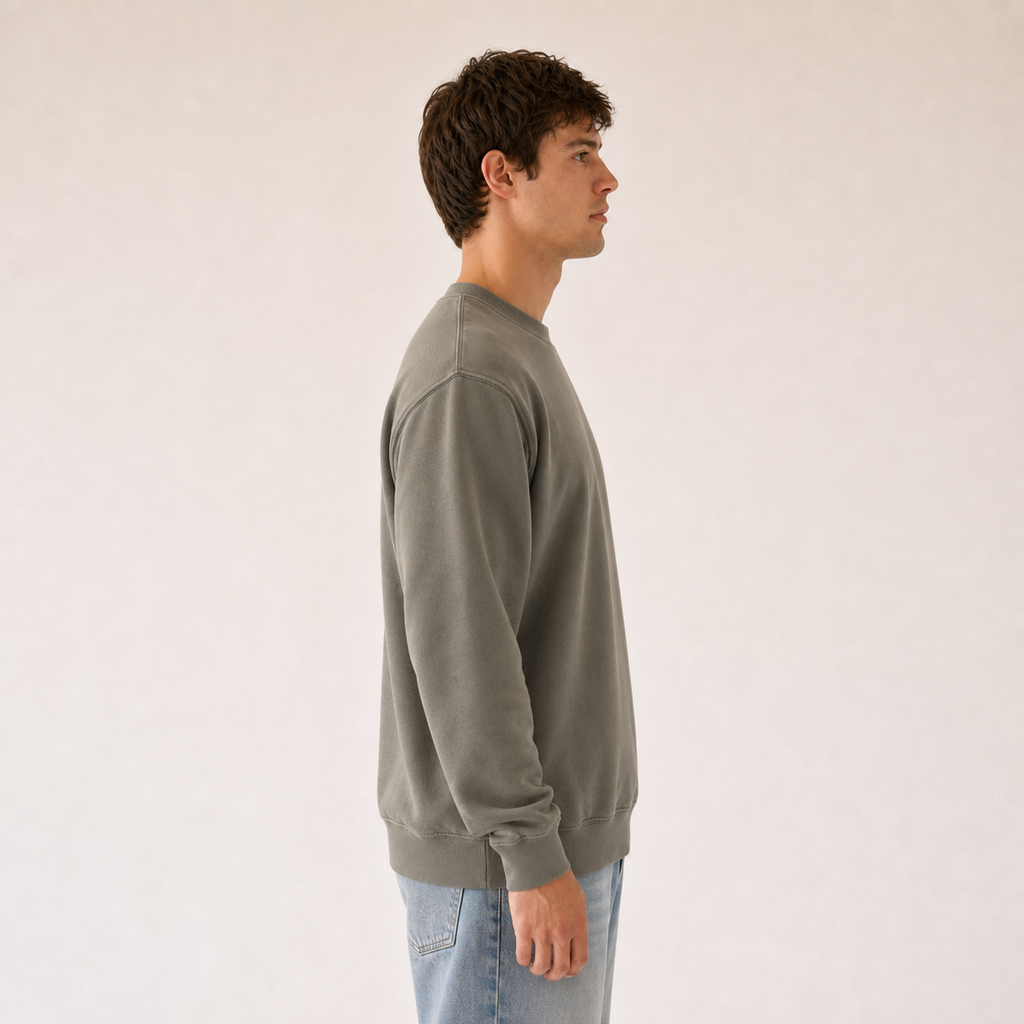 Life Studies Daily Regular Crewneck Sweatshirt: Green