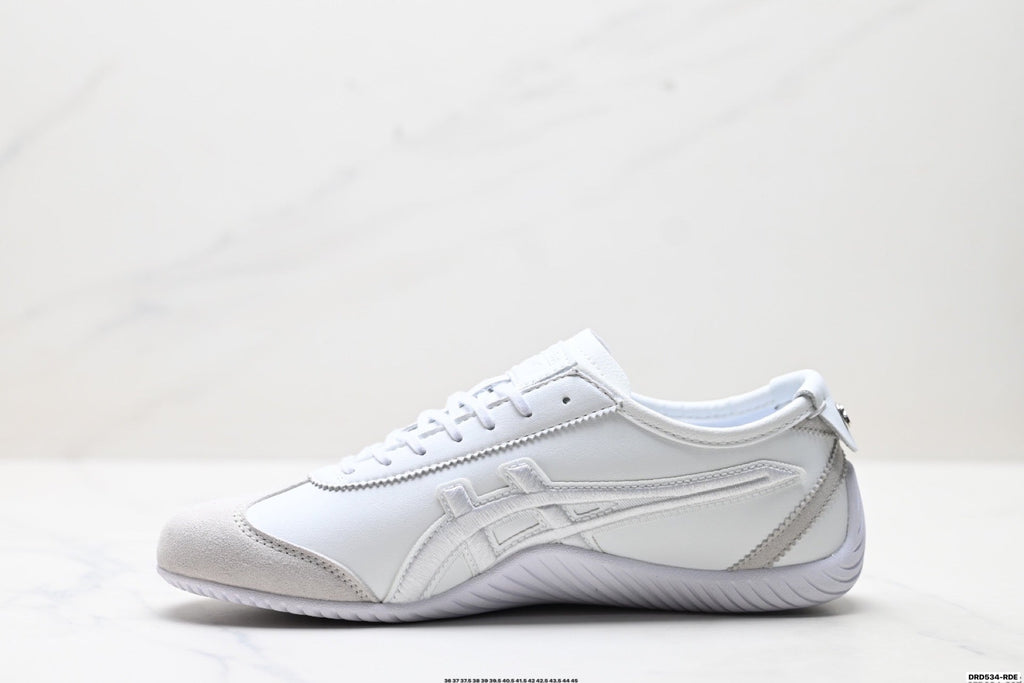 Onitsuka Tiger Low Profile Runner White Tonal Unisex Shoes Style 35