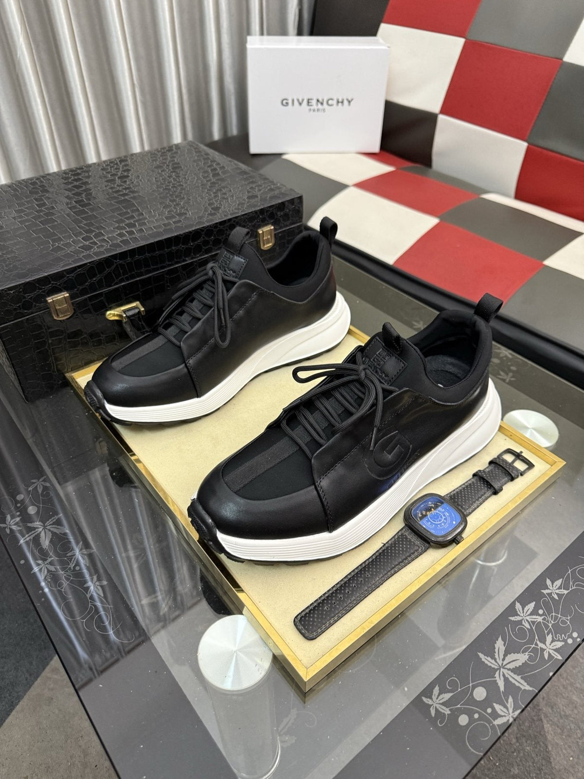 Givenchy Low-Top Logo Strap Sneakers