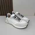 Loro Piana Men's Contrast Lace-Up Sneakers