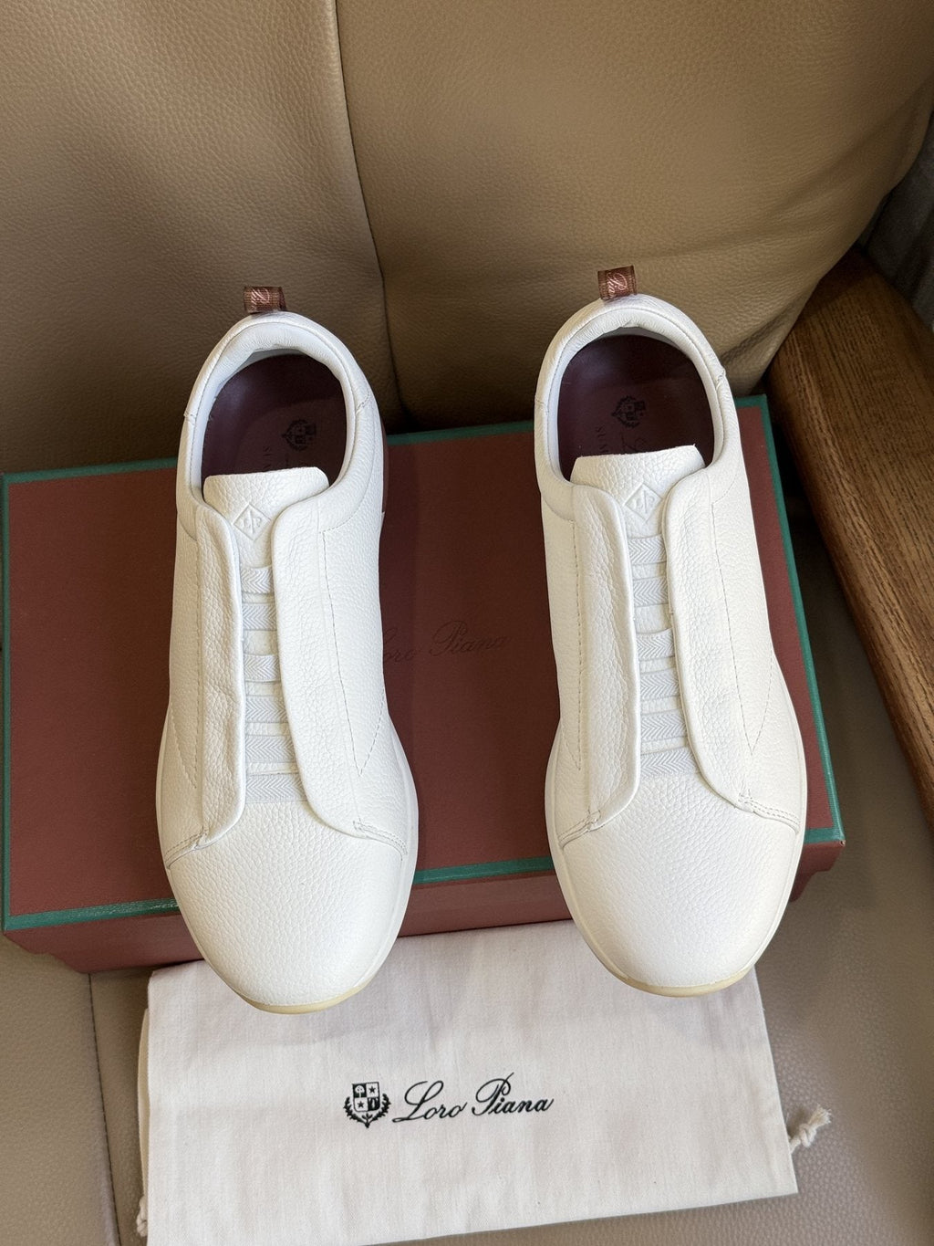 Loro Piana Slip-On Sneakers - Heel Pull Tab