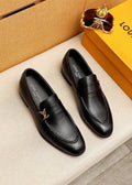 Louis Vuitton Leather Hardware Loafers