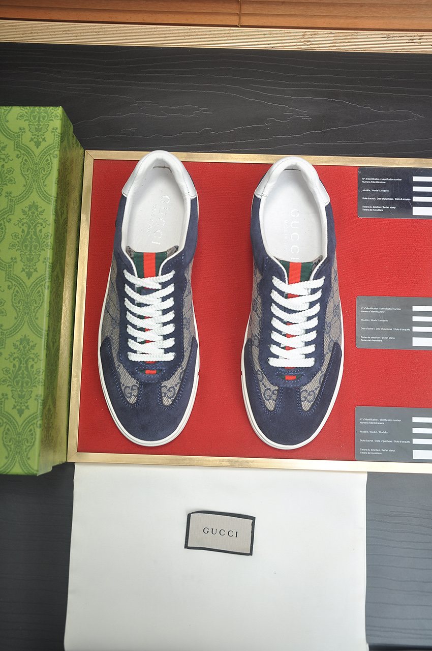 Gucci Men's Patterned Low-Top Sneakers