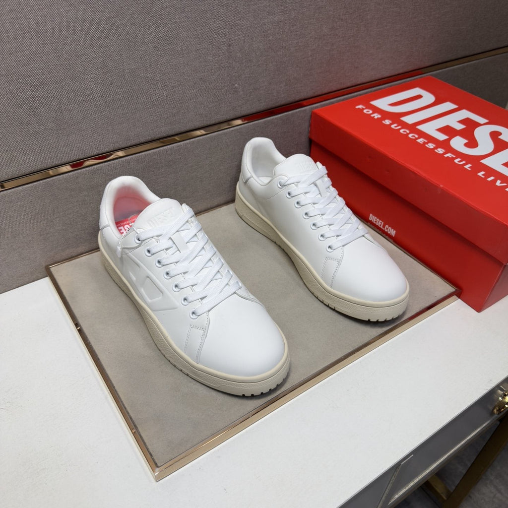 Diesel Men's Low-Top Lace-Up Sneakers - Rounded Toe