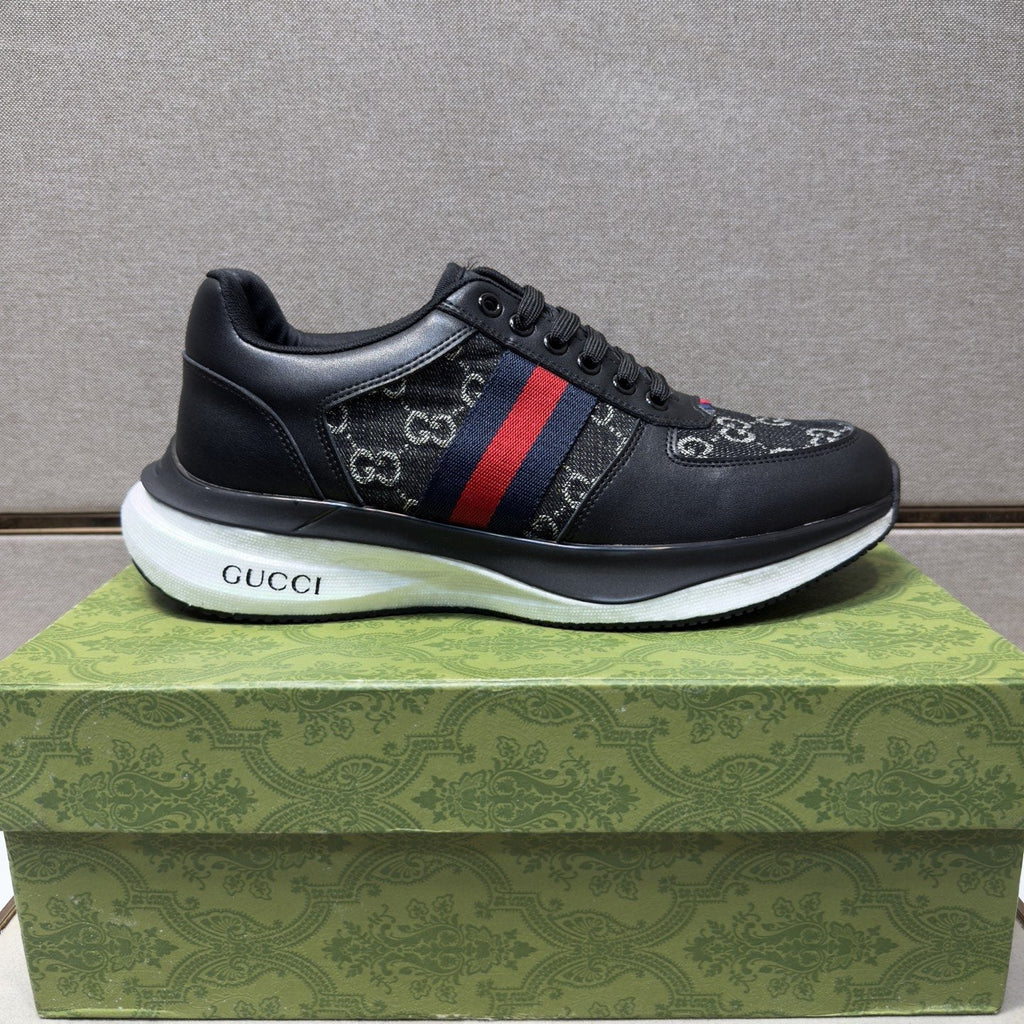 Gucci Web Stripe Low-Top Sneakers