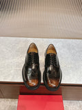 Ferragamo Men's Brogue Derby Shoes