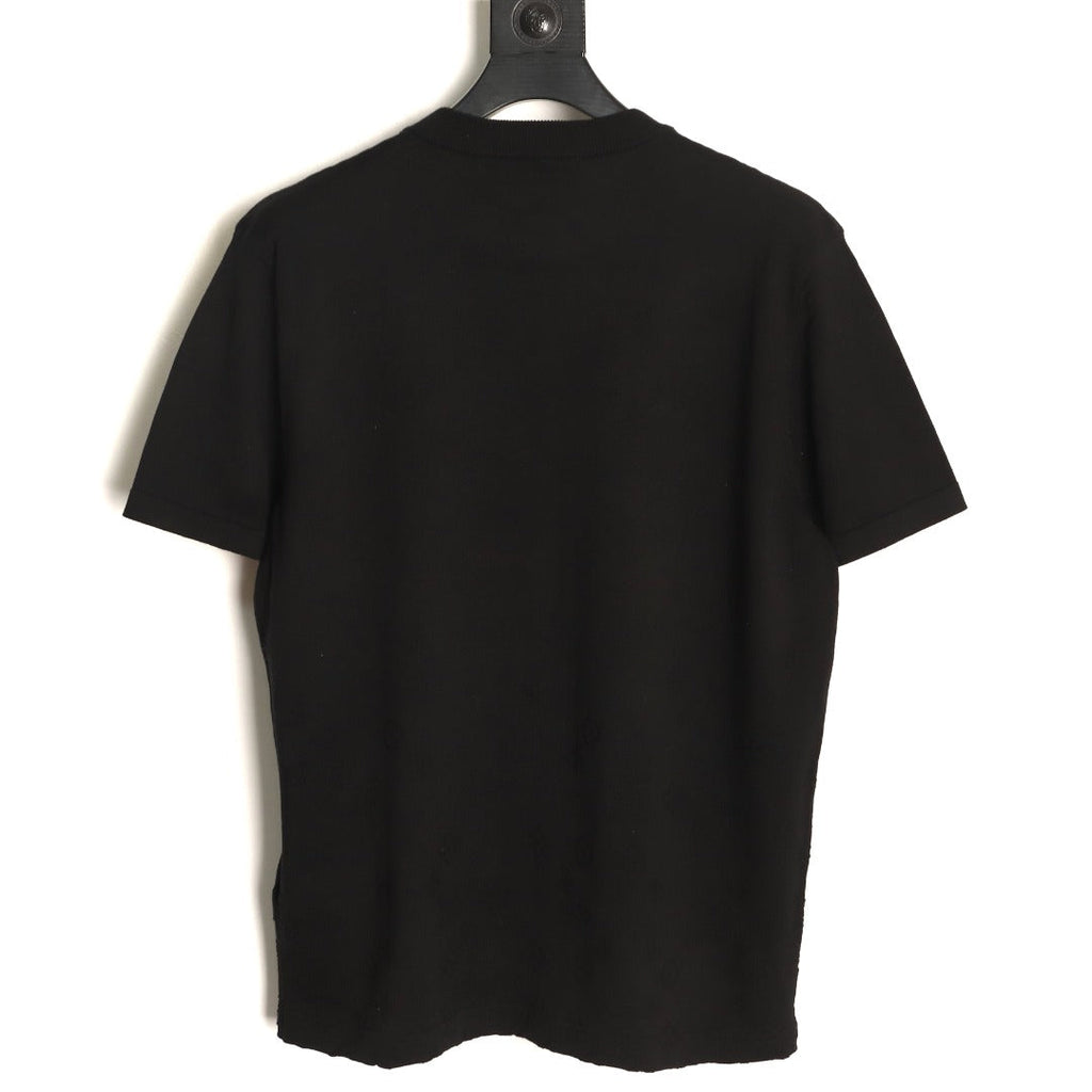 Louis Vuitton Crewneck Short-Sleeve T-Shirt - Black