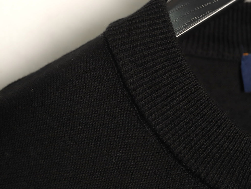Louis Vuitton Crewneck Short-Sleeve T-Shirt - Black