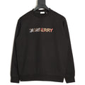 Burberry Multicolor Lettering Crewneck Sweatshirt - Black